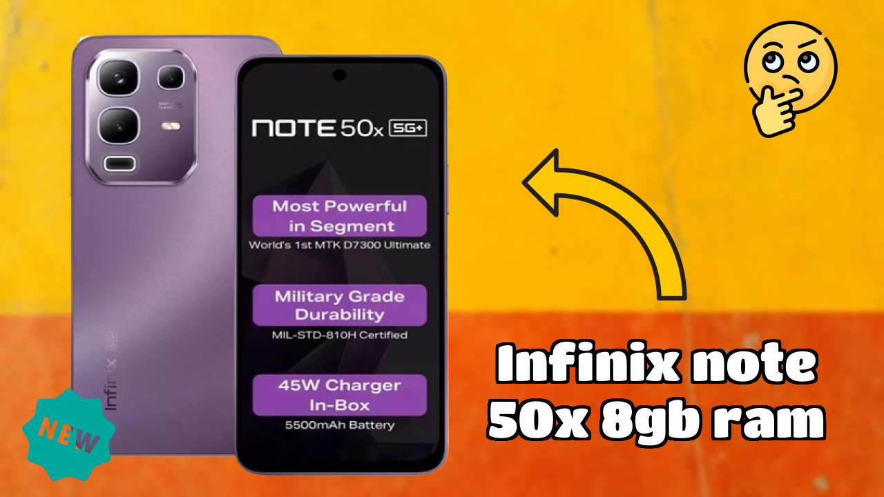 Infinix Note 50X 8GB RAM Performance: 8 GB RAM Multitasking Review