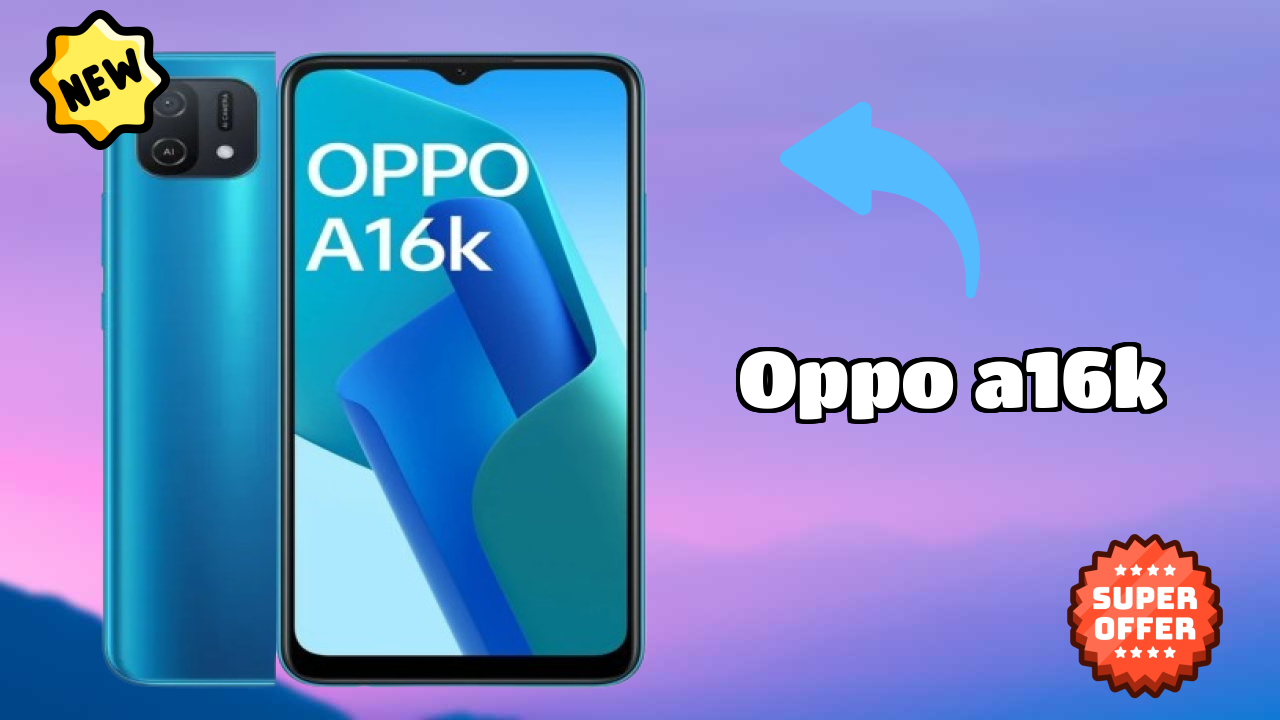 OPPO A16K Display Size: 6.52 Inches (16.56 Cm) Screen Quality