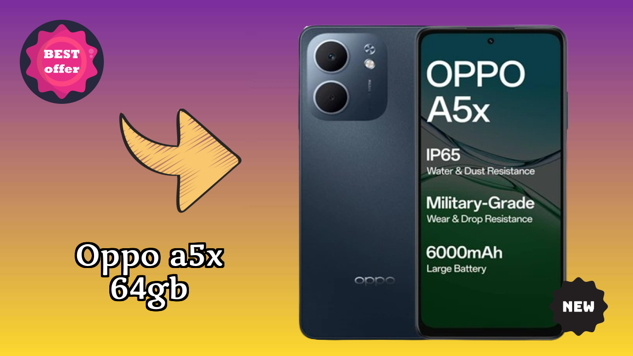 OPPO A5x 64GB Gaming Benchmarks: MediaTek Dimensity 6300 Tested