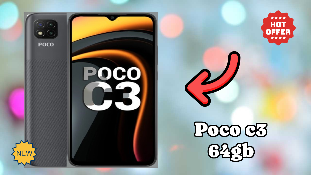 POCO C3 64GB Display Analysis: 6.53 Inches (16.59 Cm) Quality