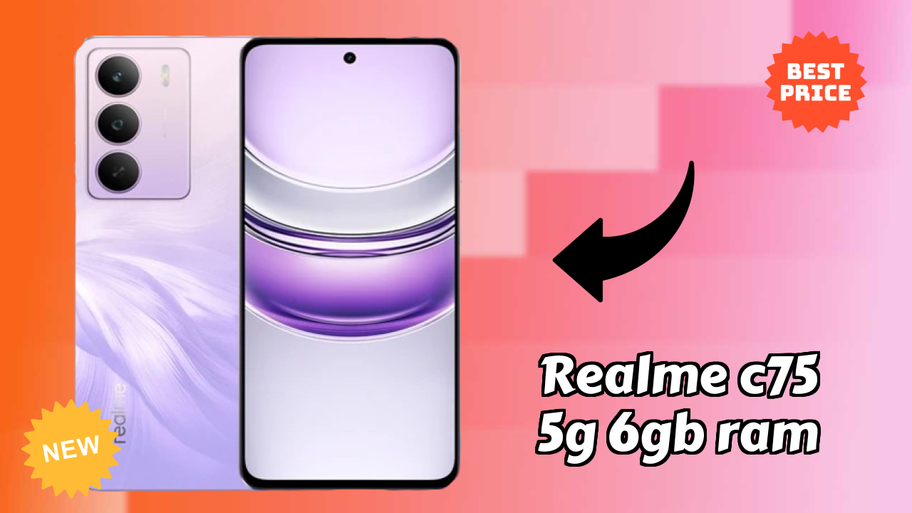 Realme Realme C75 5G 6GB RAM - Best Camera Phone Under ₹12,999