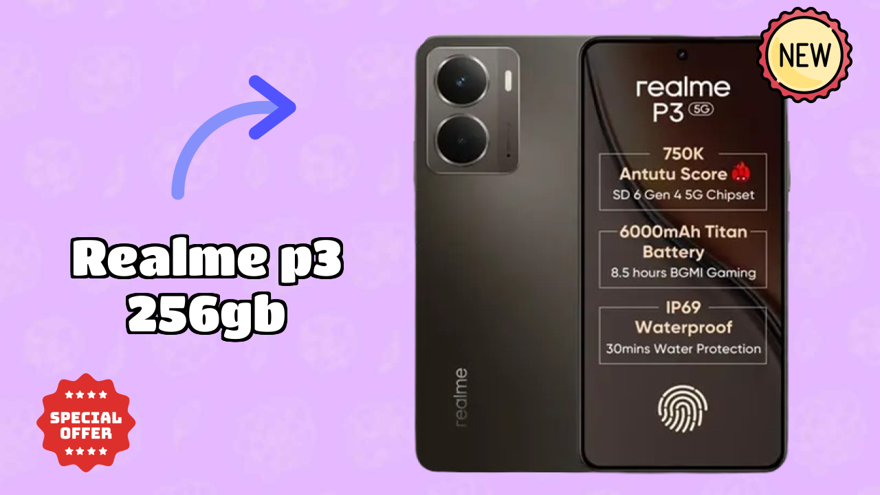 Realme P3 256GB Display Analysis: 6.67 Inches (16.94 Cm) Quality