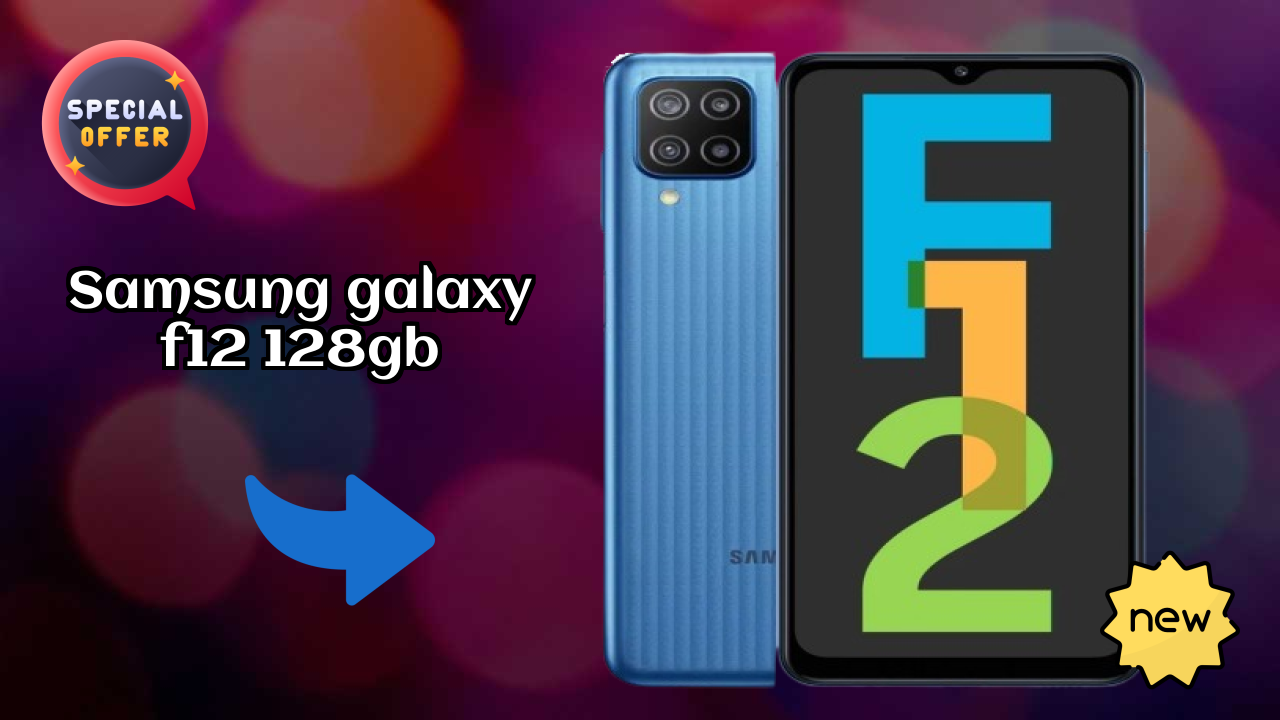 Samsung Galaxy F12 128GB 2026: Camera 48 MP + 5 MP + 2 MP + 2 MP Rear Camera And LongLife Bettry