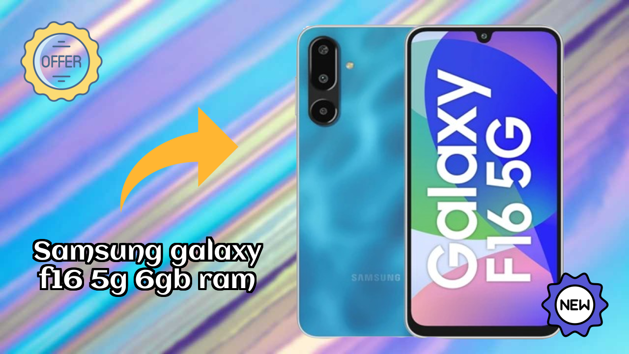 Samsung Galaxy F16 5G 6GB RAM at ₹13,999 - Best Phone Under This Price