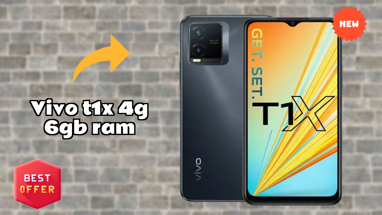 Vivo Vivo T1x 4G 6GB RAM - Price Dropped to ₹14,999 Today!