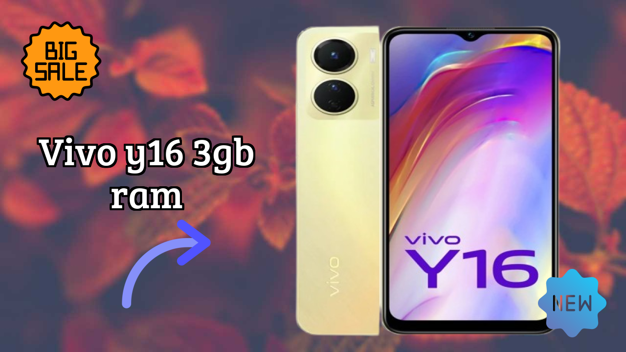 Vivo Y16 3GB RAM Display Review: 6.51 Inches (16.54 Cm) Screen Size