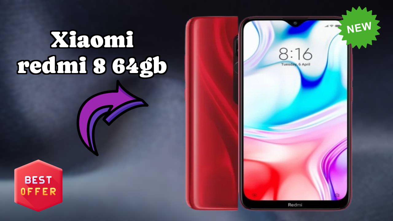 Xiaomi Redmi 8 64GB Display Size: 6.22 Inches (15.8 Cm) Screen Quality